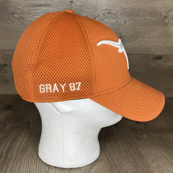 Texas Longhorns New Era 39THIRTY Hat Orange Large/X-Large Stretch - Gray 87 Cap - Picture 5 of 12